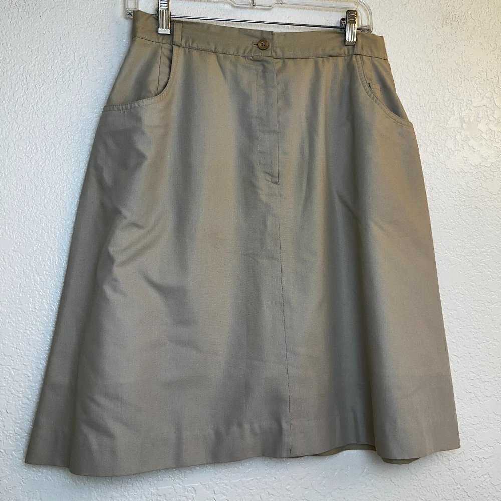 Lady Hogan Beige Activewear Golf Tennis‎ Skort Size 14 Athletic Skirt
